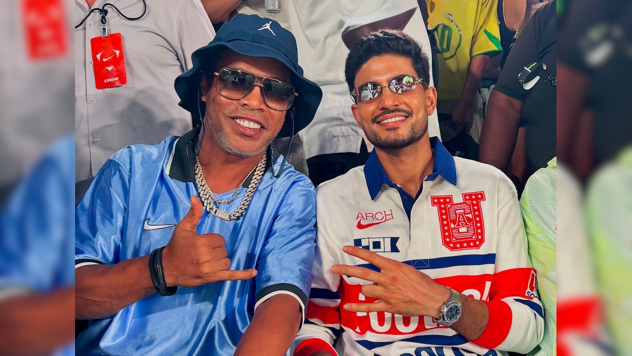 India Skipper Shubman Gill Meets Brazil Football Legend Ronaldinho In US