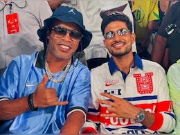 India Skipper Shubman Gill Meets Brazil Football Legend Ronaldinho In US