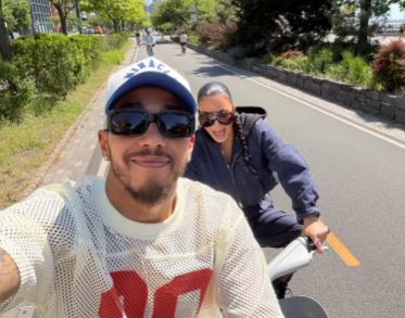 Kim Kardashian Makes Lewis Hamilton Romance Instagram Official In Fun Bike Video