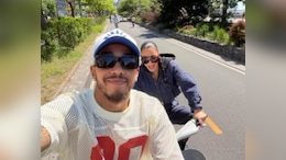 Kim Kardashian Makes Lewis Hamilton Romance Instagram Official In Fun Bike Video