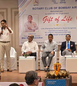 Sunil Gavaskar Joins Rotary Club Of Bombay Airport To Celebrate 850 Life-Saving Heart Surgeries For Underprivileged Children