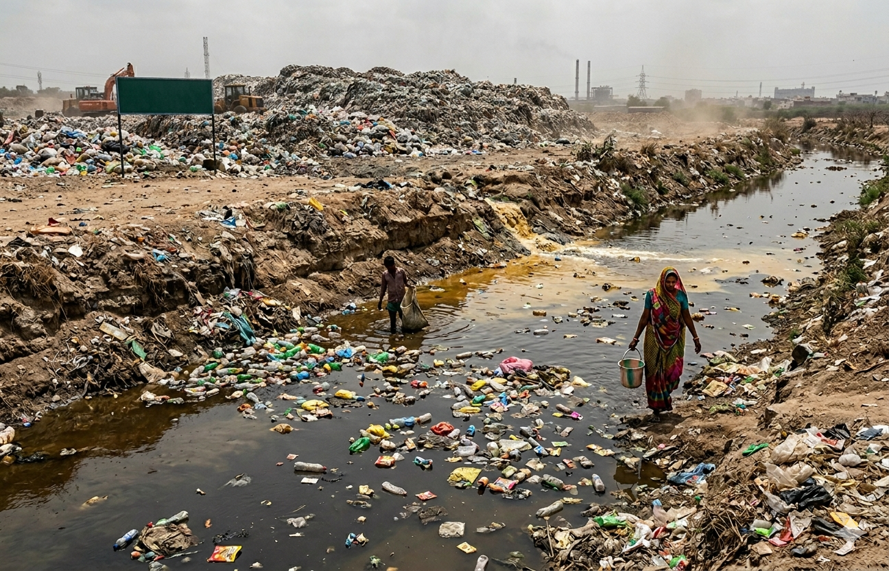 BPA contaminating water sources near Jaipur dumping yard