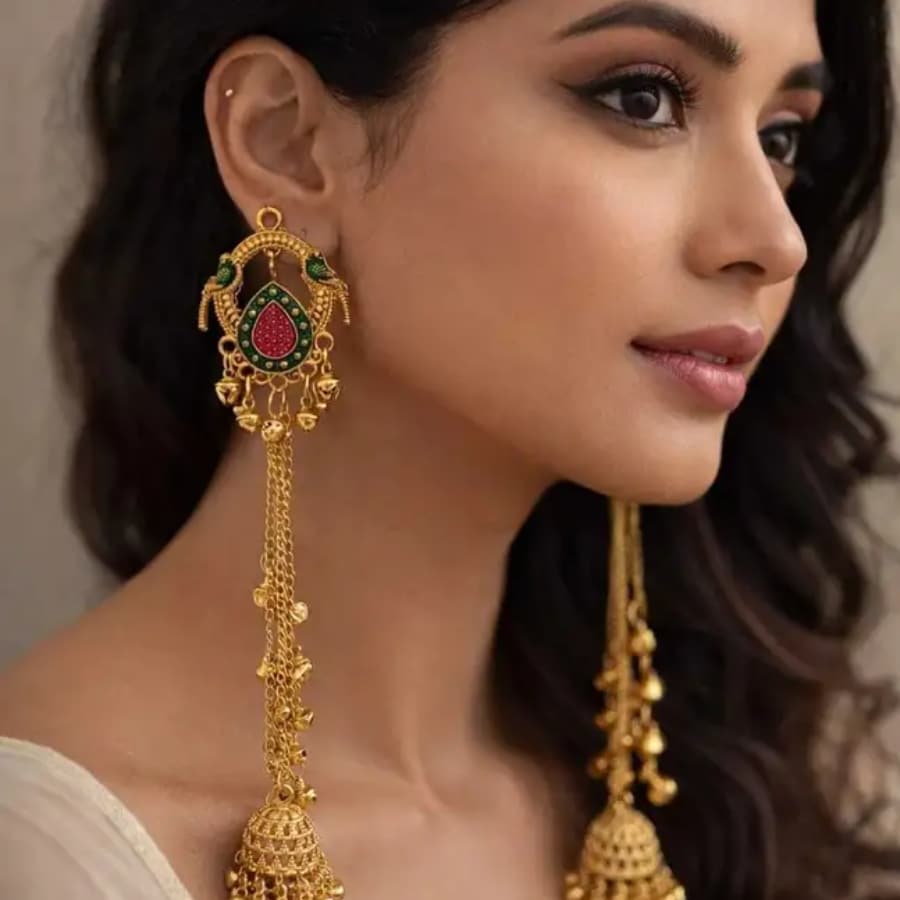 Click here to buy: RangRupam Kashmiri Earring Click here to buy: RangRupam Kashmiri Earring