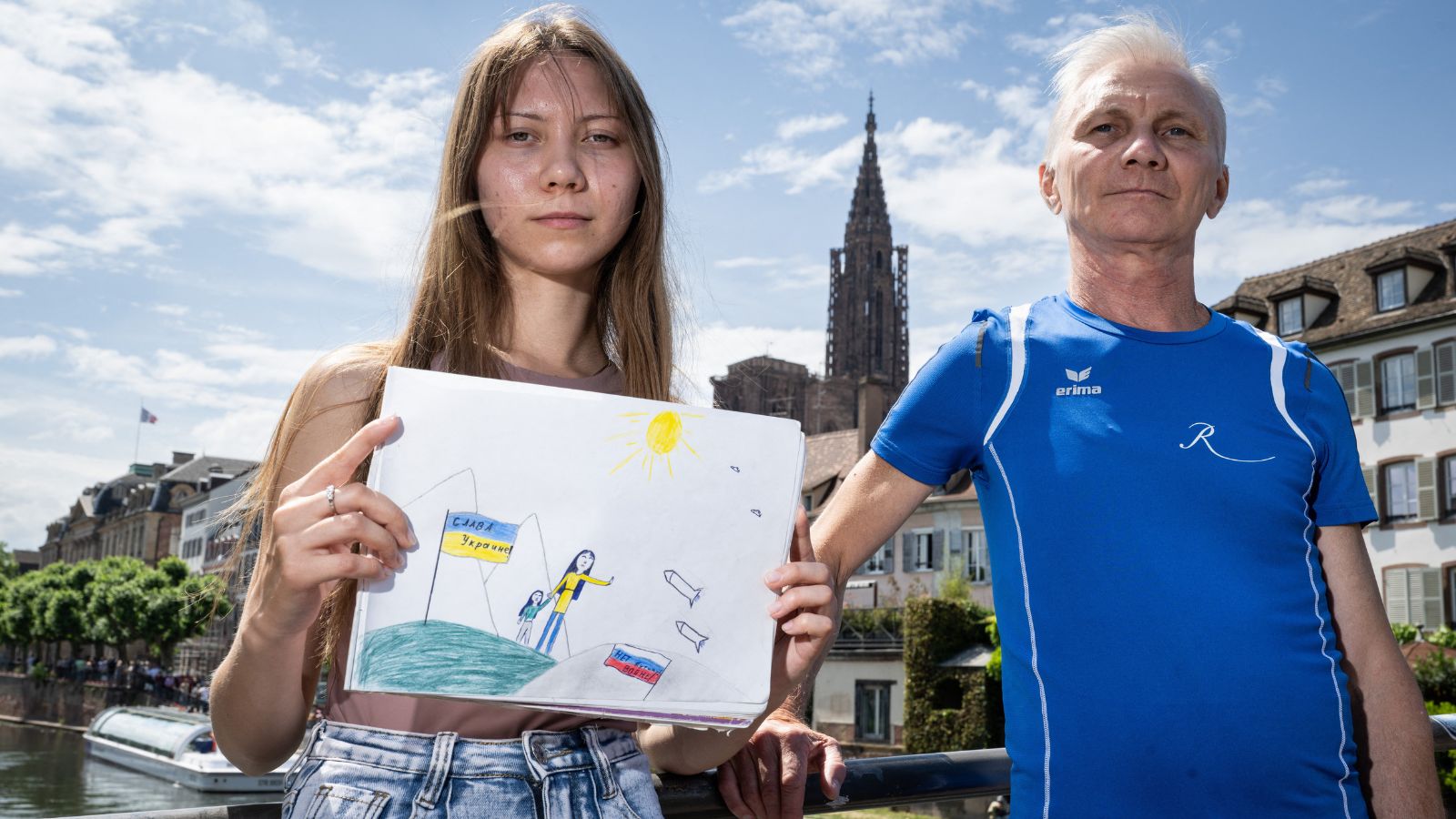 From Anti-War Sketch To Exile: Russian Father And Daughter Defy Putin