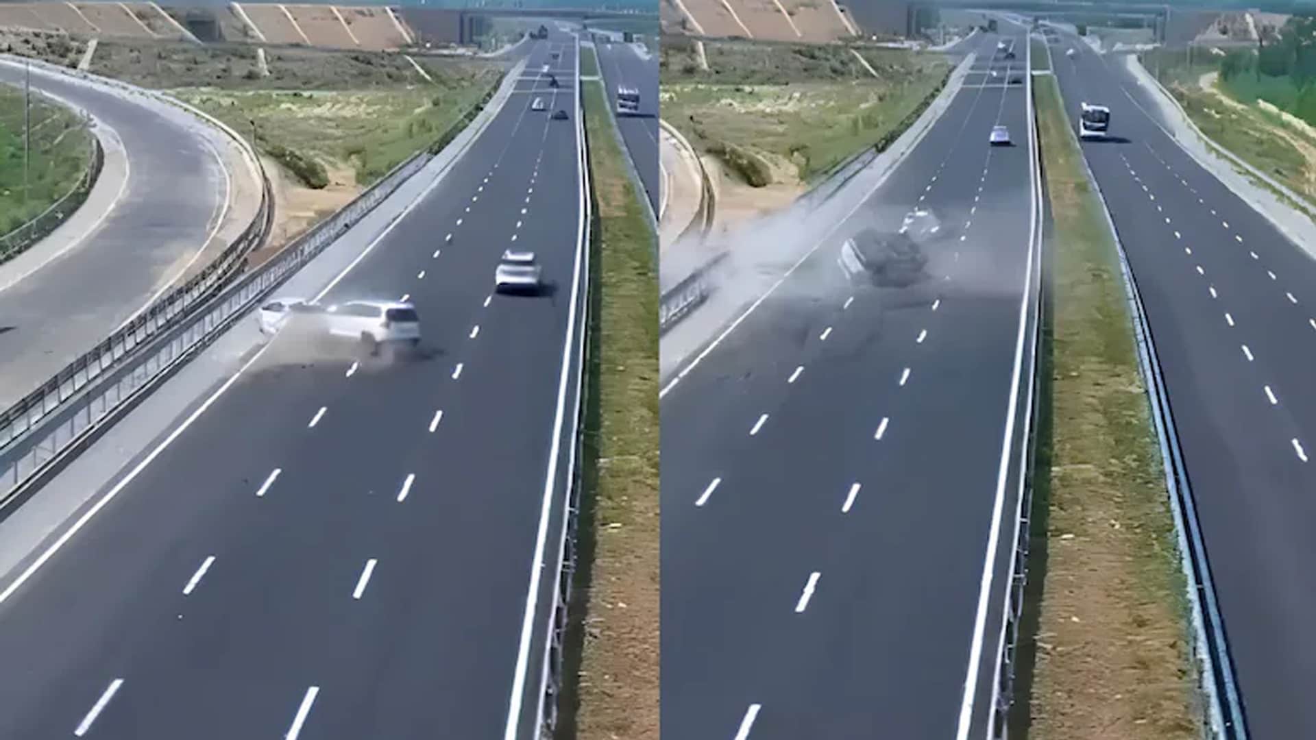 On Camera, 4 Members Of Family Killed As SUV Rams Reversing Car On Delhi-Dehradun Expressway