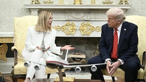 "Italy And I Never Beg": Meloni Fumes After Trump's Photo Claim
