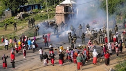 Tear Gas Fired On Naga Women Protesting Against Assam Rifles In Manipur