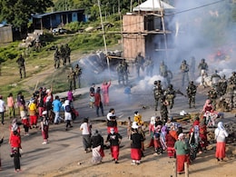 Tear Gas Fired On Naga Women Protesting Against Assam Rifles In Manipur