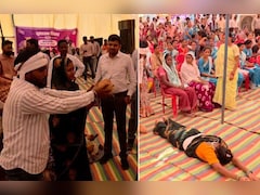 VIDEO: पानी के लिए अधिकारियों की ‘पूजा’! आरती उतारते ग्रामीण बोले- अब तो पानी दे दो