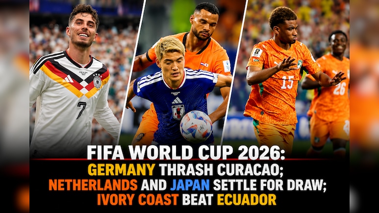 FIFA World Cup 2026: Germany Thrash Curacao 7-1; Netherlands-Japan Ends 2-2; Ivory Coast Beat Ecuador 1-0