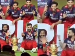 Virat Kohli Sees Krunal Pandya Flexing Five IPL Titles, Gives Him Cheeky RCB 'Reminder'. Watch