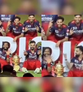 Virat Kohli Sees Krunal Pandya Flexing Five IPL Titles, Gives Him Cheeky RCB Reminder. Watch