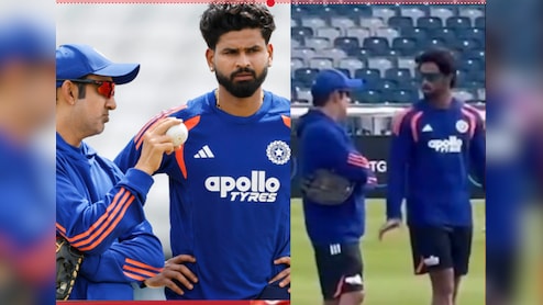 IND vs ENG, 1st T20I: फुल एक्शन मोड में गौतम गंभीर, श्रेयस अय्यर के साथ तैयार किया मास्टर प्लान, तिलक वर्मा से भी की बात
