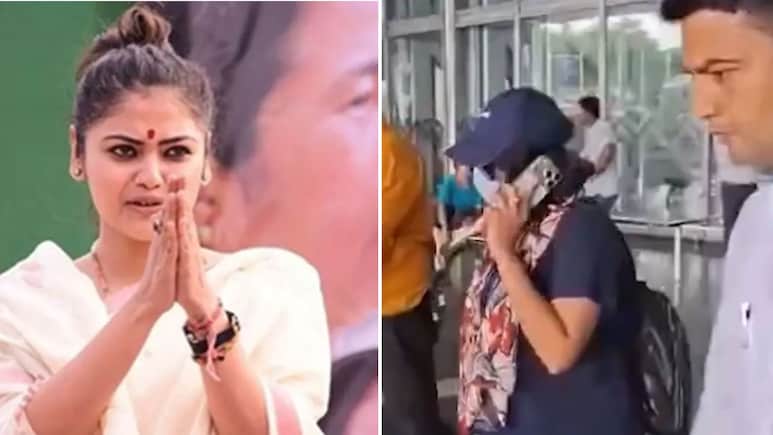 टोपी, मास्क, चश्मा... कुछ इस अंदाज में दिल्ली से कोलकाता पहुंचीं सयानी घोष, VIDEO