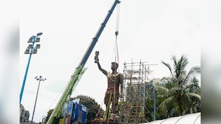 Lionel Messi's 'Unsafe' 70-Foot Statue In Kolkata Removed Six Months After Installation. Watch