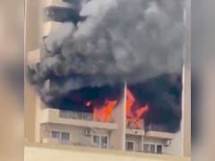 Caught On Camera: Noida's Ivy County Evacuated After Fire breaks Out In 12th-Floor Flat