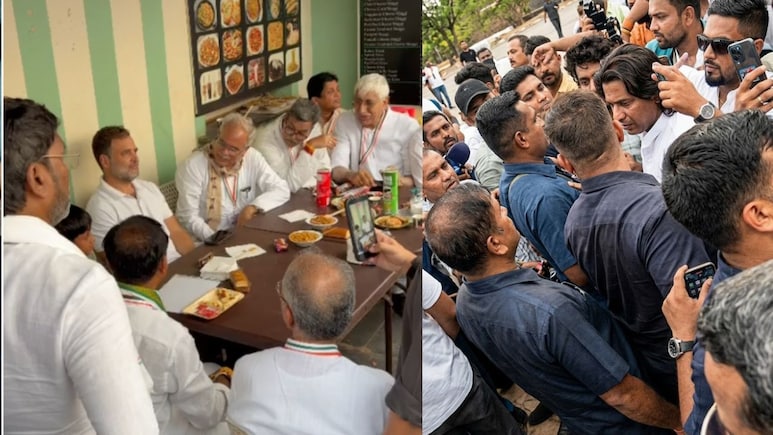 कांग्रेस के प्रशिक्षण शिविर में पहुंचे राहुल गांधी, कार्यकर्ताओं को दी BJP के नैरेटिव का जवाब देने की सीख