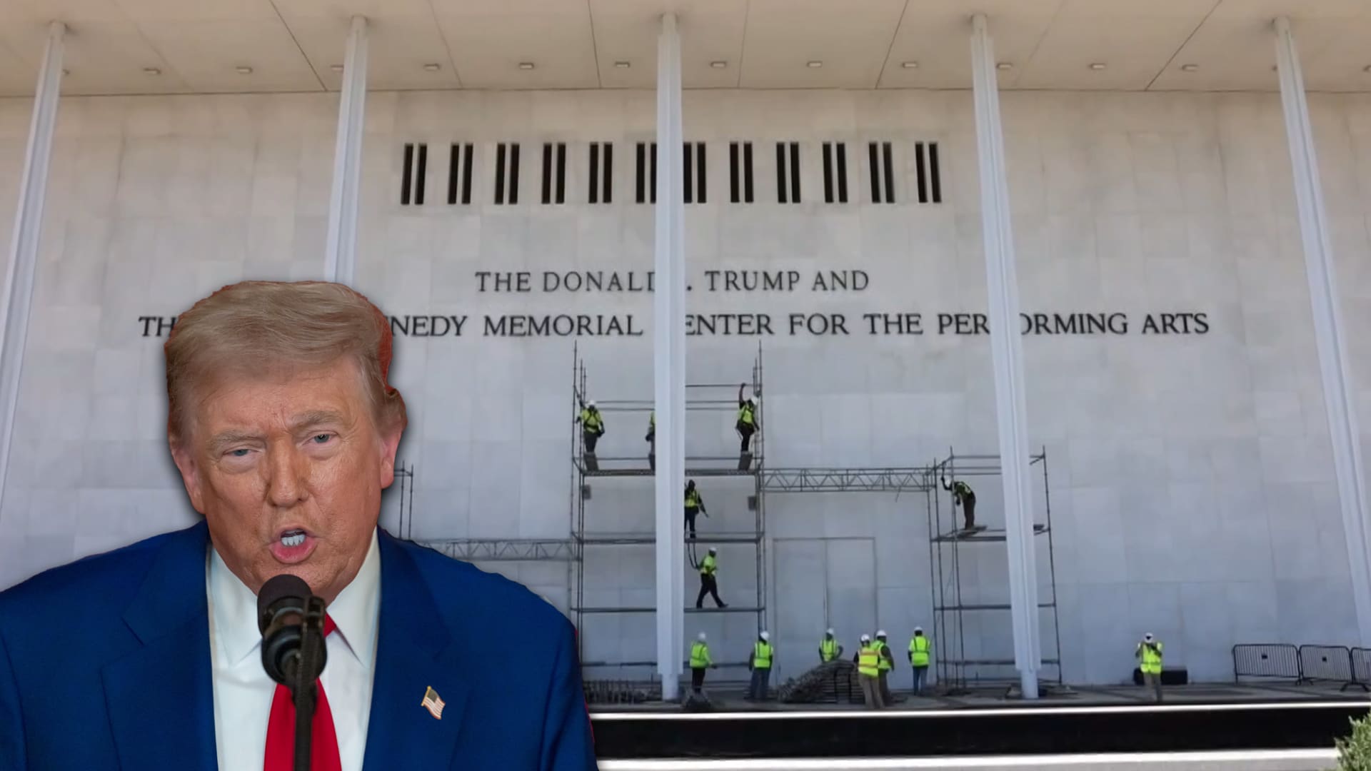 Work Begins to Remove Donald Trump's Name from Kennedy Center After Court Order