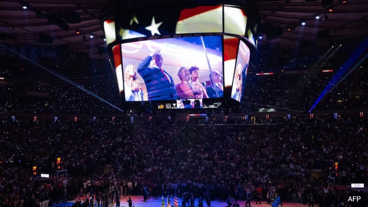 Trump Gets Cold Hometown Welcome At NBA Finals In New York