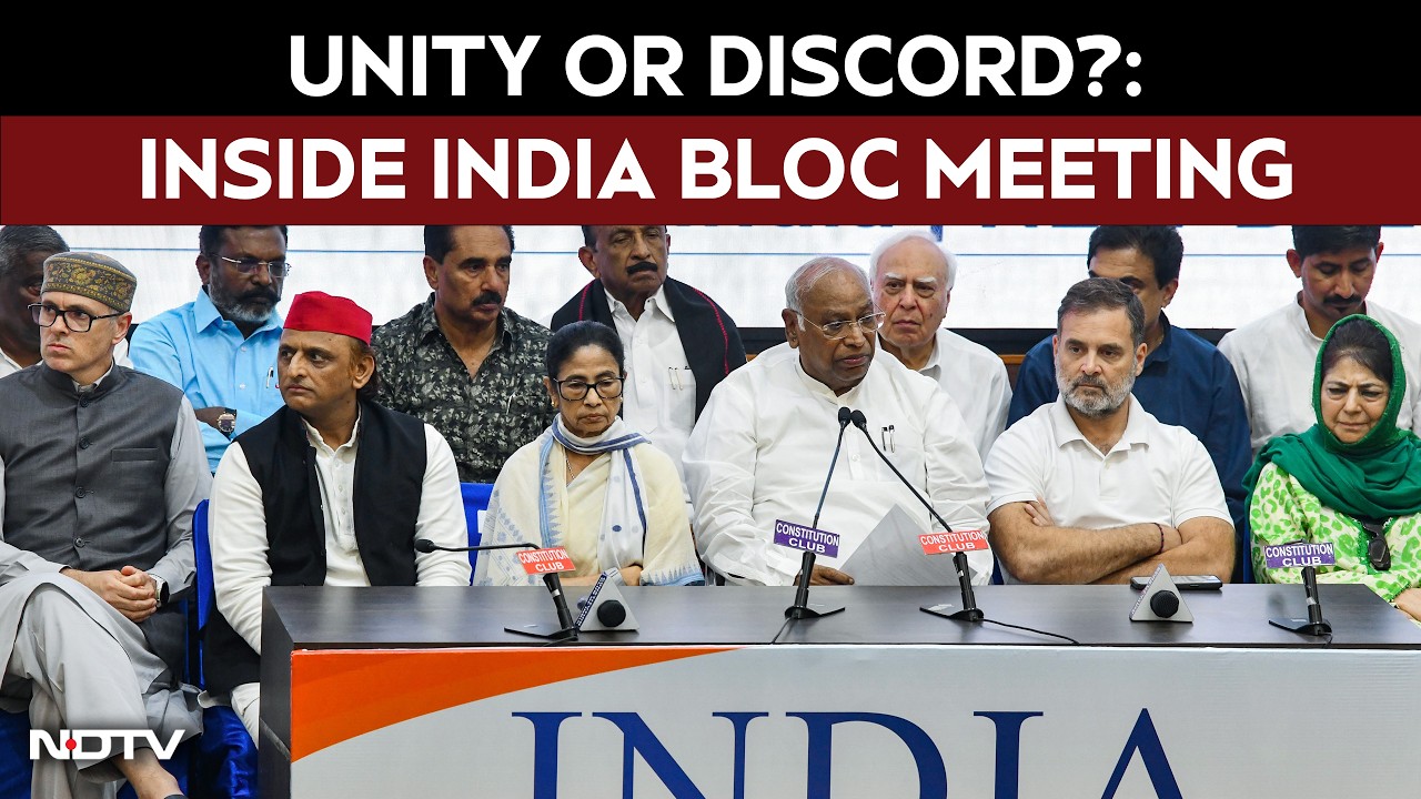 INDIA Bloc Meeting Exposes Frictions Despite Show Of Solidarity