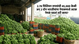 2.78 मिलियन किमतीच्या केळ्यांसाठी 2 भारतीयांना नेपाळमध्ये अटक! गुन्हा ऐकून पायाखालची जमीन सरकेल, पोलीसही चक्रावले
