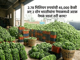 2.78 मिलियन किमतीच्या केळ्यांसाठी 2 भारतीयांना नेपाळमध्ये अटक! गुन्हा ऐकून पायाखालची जमीन सरकेल, पोलीसही चक्रावले