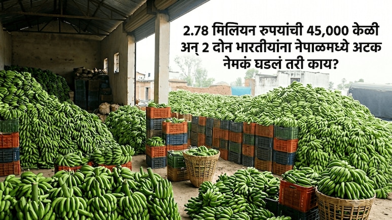 2.78 मिलियन किमतीची केळी अन् 2 भारतीयांना नेपाळमध्ये अटक! गुन्हा ऐकून पायाखालची जमीन सरकेल, पोलीसही चक्रावले