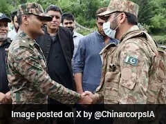A Rare Handshake At LoC Between Officers As Pak National Returns Home