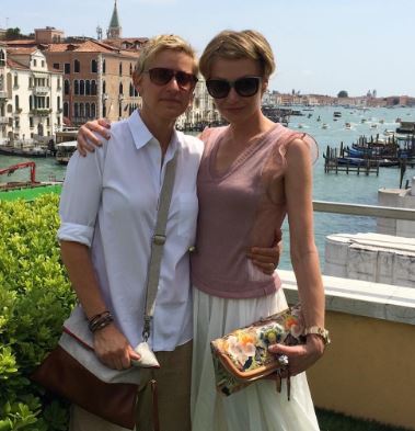 Ellen DeGeneres And Portia de Rossi Share A Kiss While Vacationing Aboard A Yacht&nbsp;
