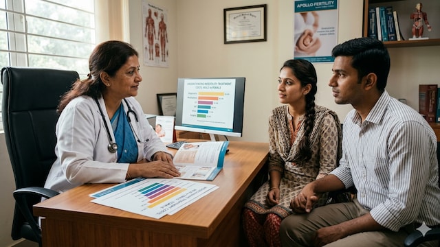 Female infertility investigations often involve a broader range of diagnostic assessments