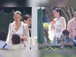 Dua Lipa Serves Post-Wedding Glam In Stunning White Lace Dress In Palermo