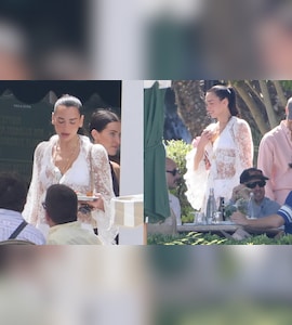 dua lipa white lace dress Dua Lipa Shows Us How To Do Wedding-Appropriate Hyper-Glam