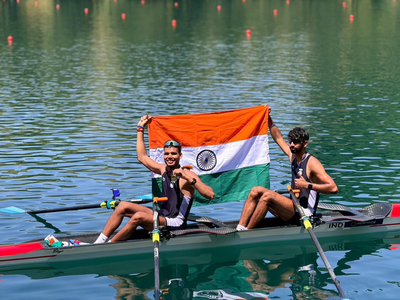 India Create History With First-Ever Gold At World Rowing Cup In Switzerland
