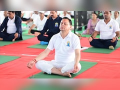 योगयम हुआ उत्तराखंड, पहाड़ों पर हुआ योगाभ्यास, सीएम पुष्कर धामी ने बनबसा में किया योग