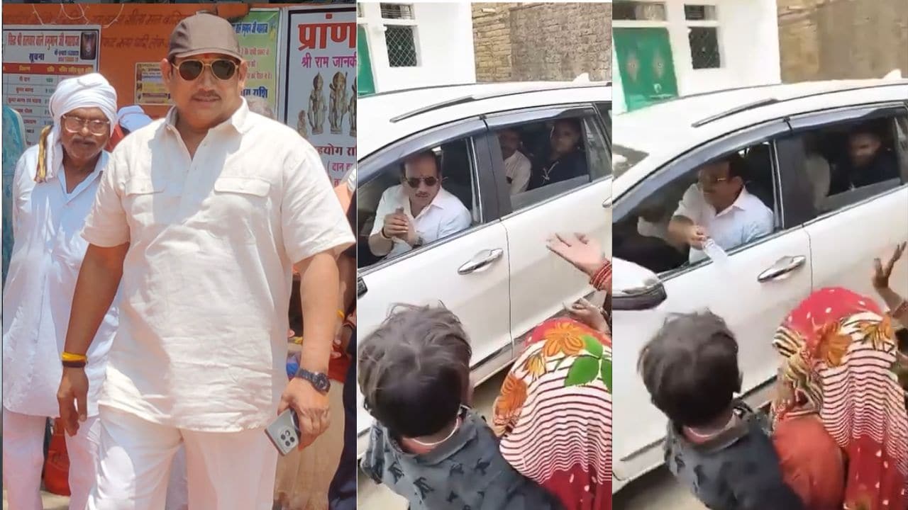 MP: ग्रामीणों ने पानी की समस्या बताई तो पिछोर विधायक प्रीतम लोधी ने थमाई पानी की एक बोतल