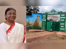 राष्ट्रपति द्रौपदी मुर्मू का कूनो नेशनल पार्क दौरा: पर्यटकों की एंट्री बंद, छावनी में बदला श्योपुर