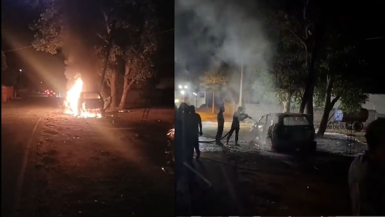 भाजपा नेता को जिंदा जलाया, कोरिया में कार पर पेट्रोल छिड़कर लगाई आग, 3 झुलसे