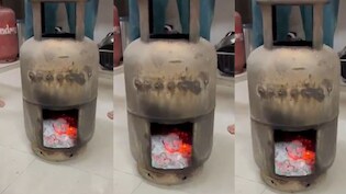 LPG के बढ़े दाम, महिला ने खाली गैस सिलेंडर का चूल्हा बना सेंकी रोटियां, अखिलेश यादव ने शेयर किया वीडियो