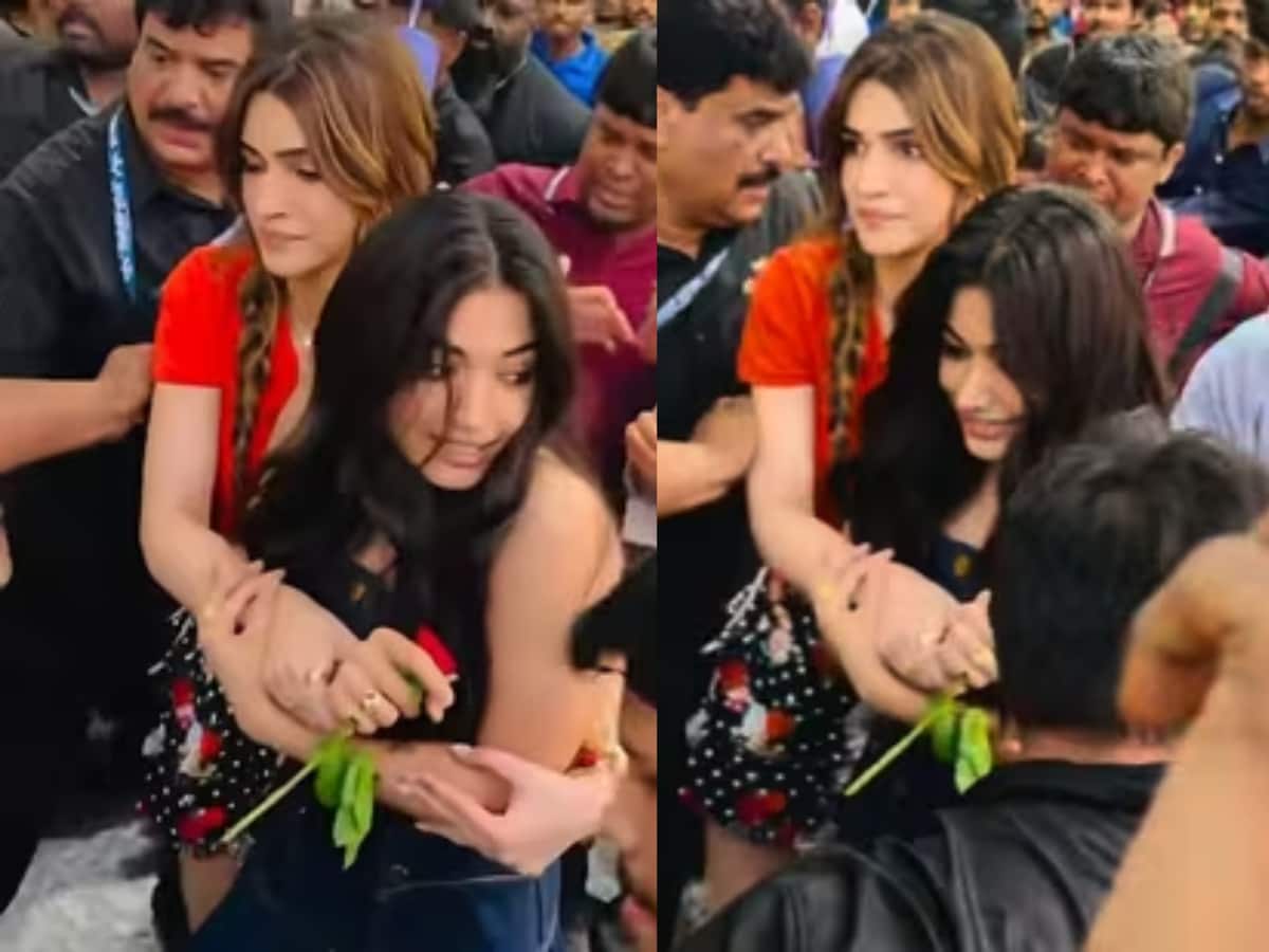 Kriti Sanon Shields Rashmika In A Crowded Pune Mall. Internet Approves