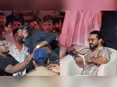 MMA फाइटर है राम चरण के बॉडीगार्ड, पेड्डी एक्टर को देख बेकाबू फैन को उठाकर कर दिया साइड, देखें वीडियो