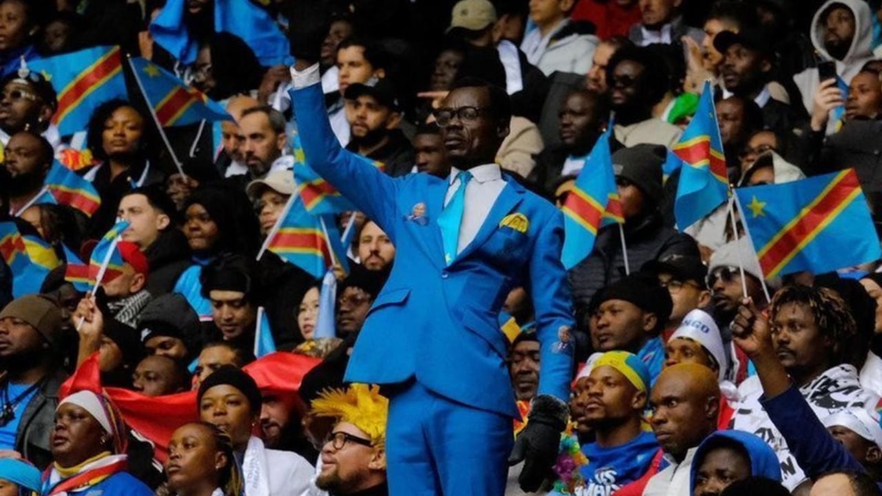 FIFA World Cup 2026: DR Congo "Statue Fan" Michel Nkuka Attends Colombia Clash