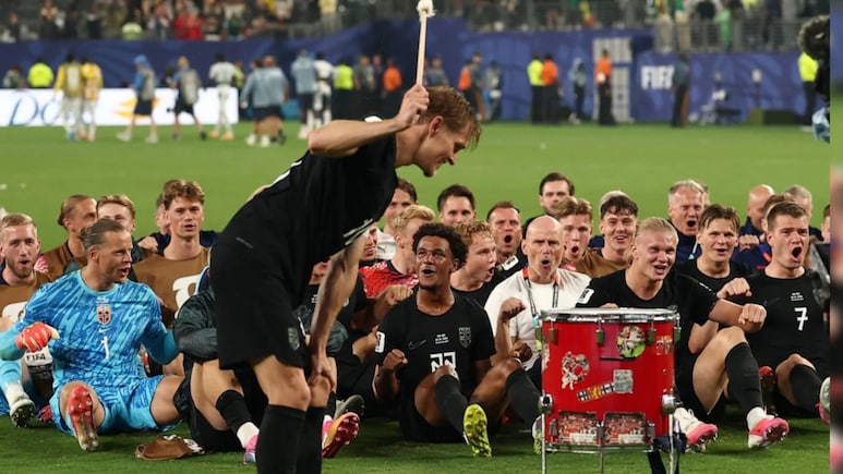 FIFA World Cup 2026: नॉर्वेच्या टीमचे Viking Row celebration संपूर्ण जगभर viral, जाणून घ्या काय आहे अर्थ?