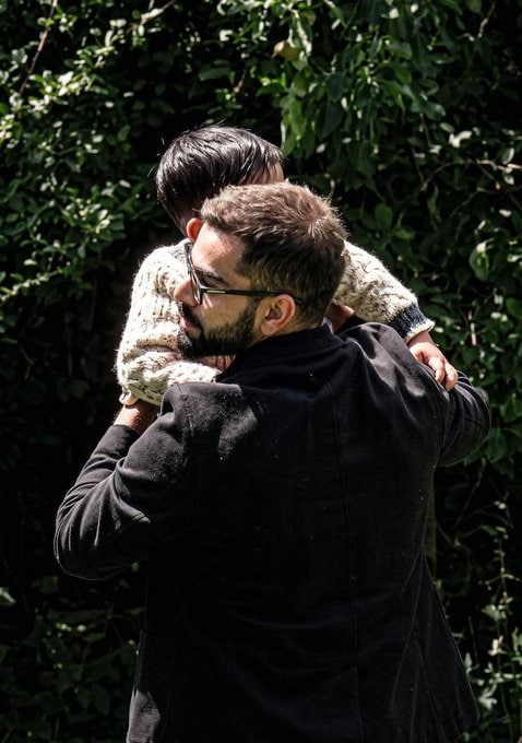 Virat Carries Son Akaay On Shoulder During London Outing With Anushka