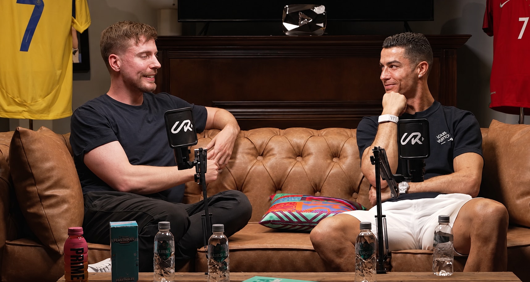 MrBeast describes filming experience with Cristiano Ronaldo during their record-breaking collab