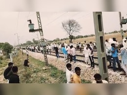 राजस्थान में पानी के लिए किसानों का उग्र प्रदर्शन, दिल्ली-मुंबई रेलवे ट्रैक जाम; महापंचायत जारी