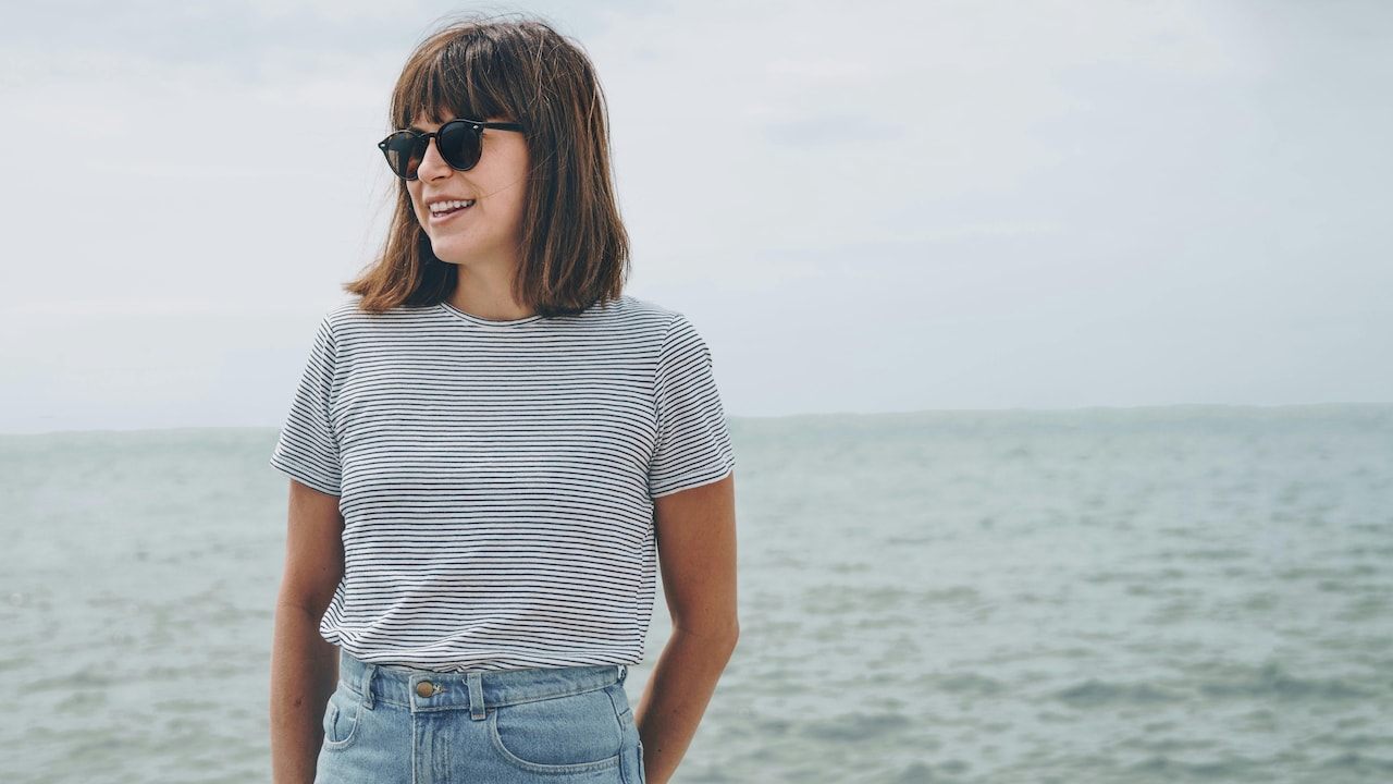 Womens striped t-shirts for daily wear and comfort in summer