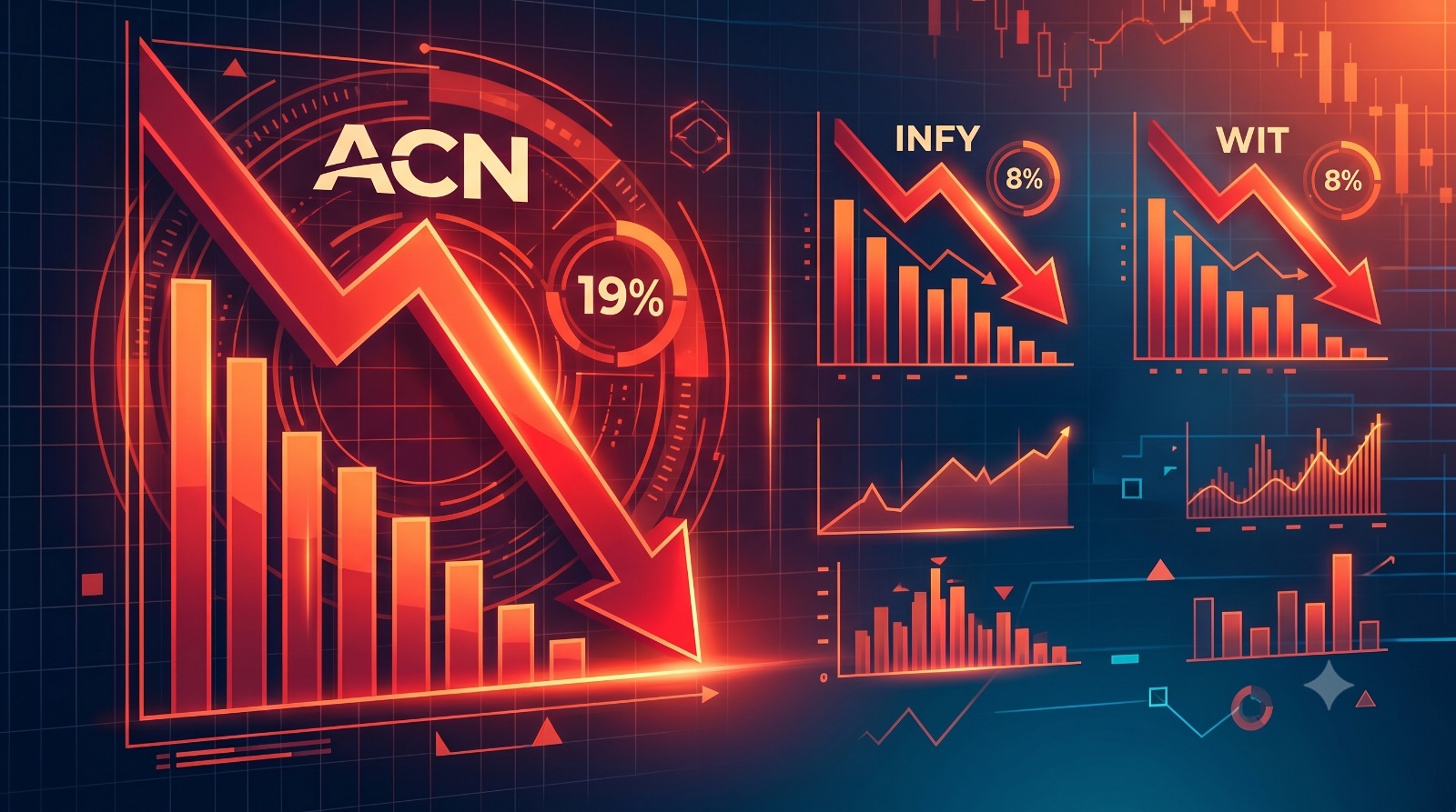 Accenture Shares Slump 19% In Biggest One-Day Drop; Infosys, Wipro ADRs Slide Up To 8%