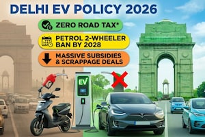 Delhi EV Policy 2026: Subsidies, Zero Road Tax, End Of Petrol Two-Wheelers By 2028