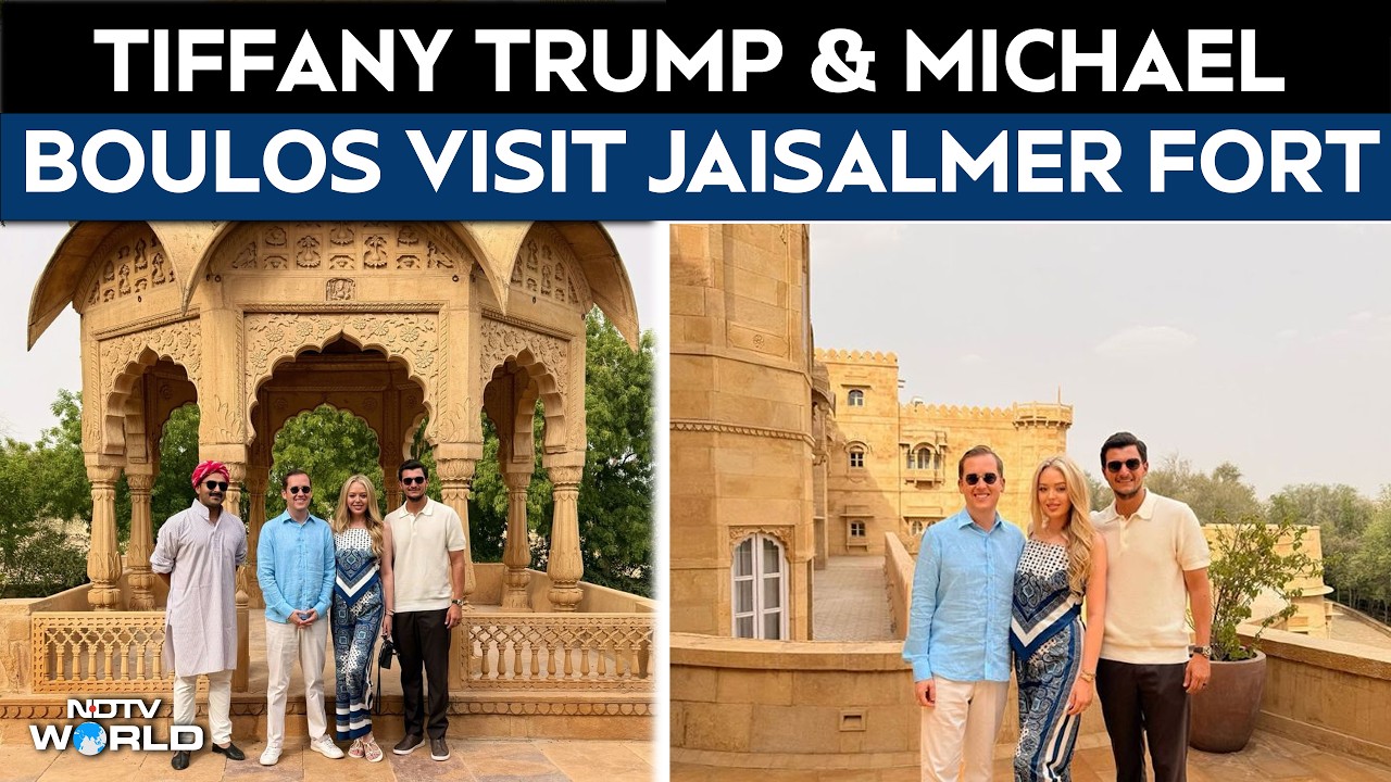 Tiffany Trump News | Tiffany Trump & Husband Michael Boulos Visit Jaisalmer Fort In Rajasthan