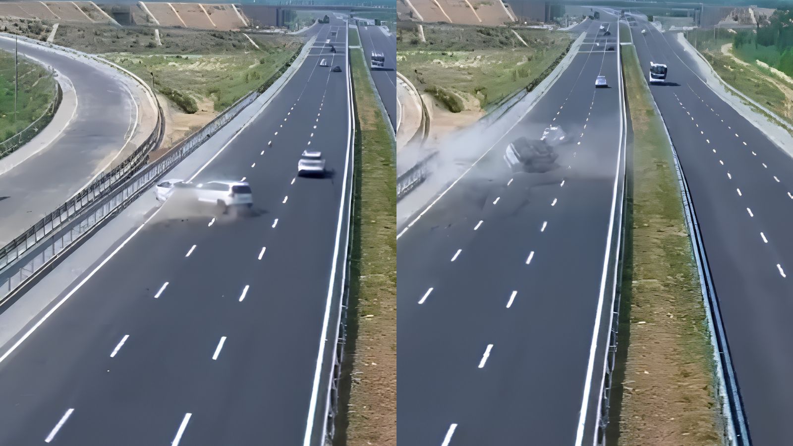 On Camera, 4 Members Of Family Killed As Speeding SUV Rams Car On UP Highway